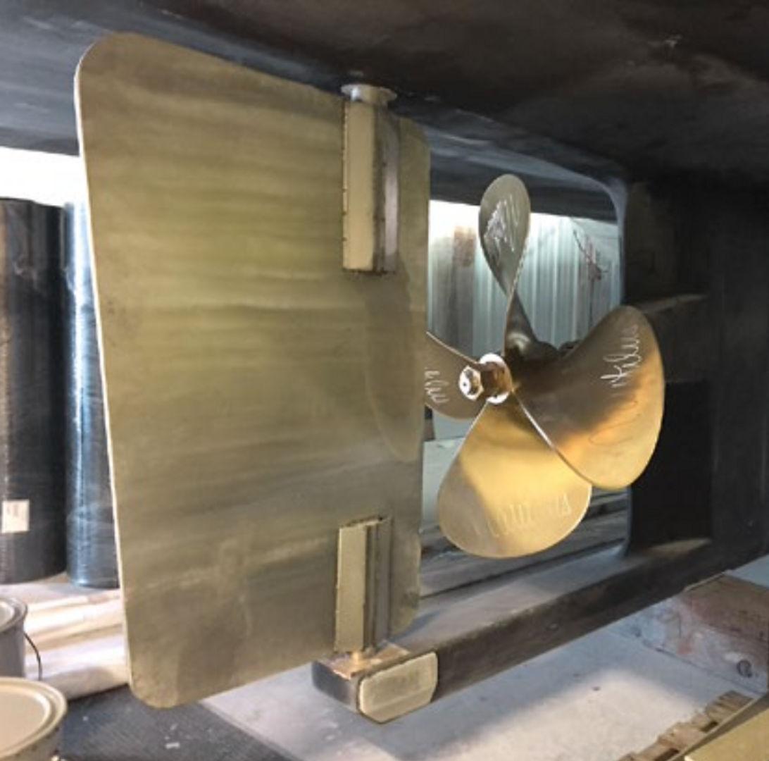 A single prop and a skeg-hung rudder are in Star’s workboat DNA 