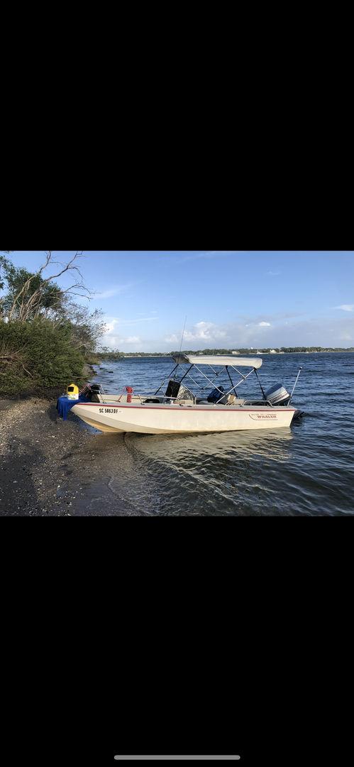 Fishing in Charleston Harbor. 