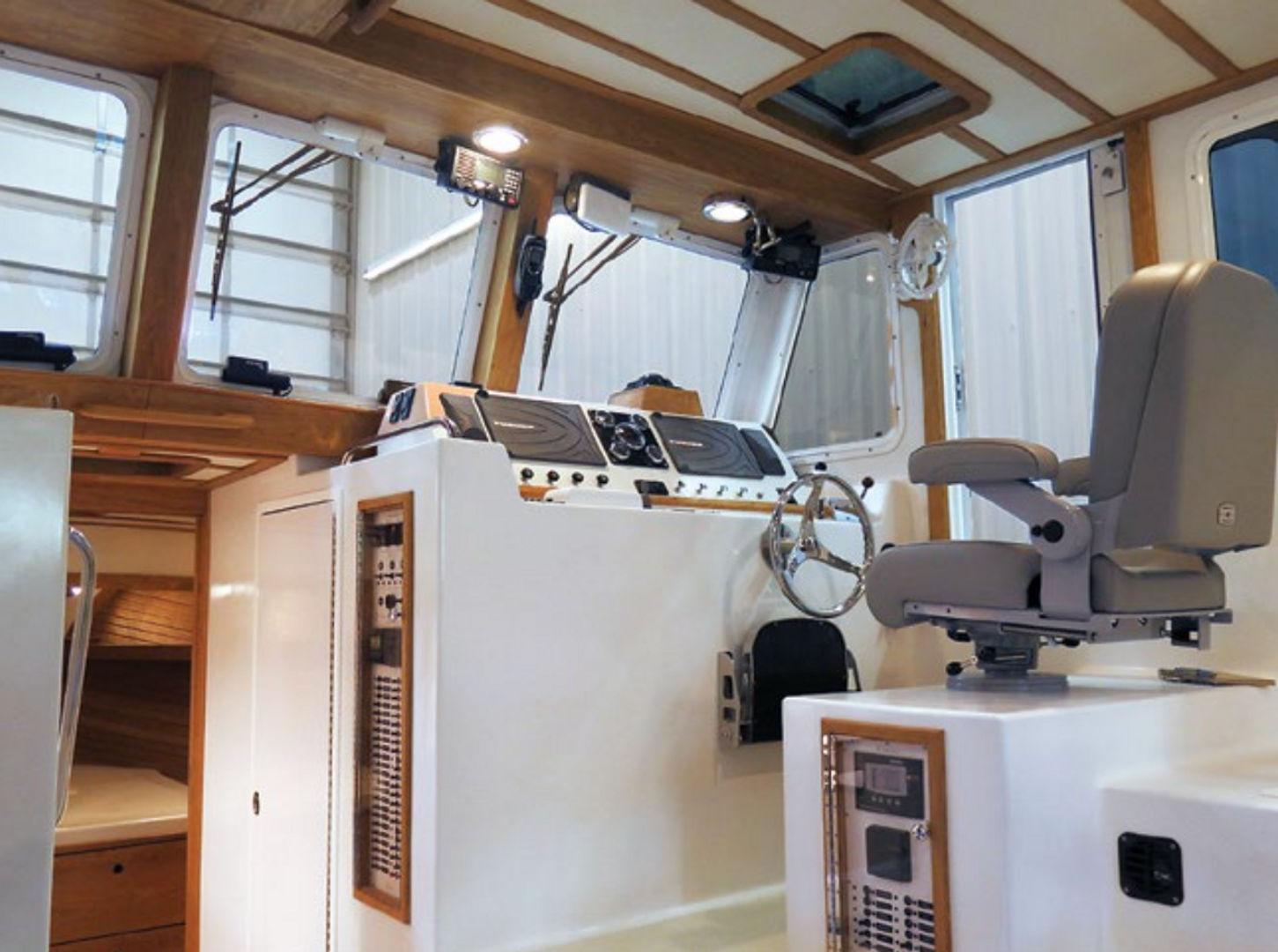 Star’s fully enclosed wheelhouse created an ability to make passages in inclement weather 