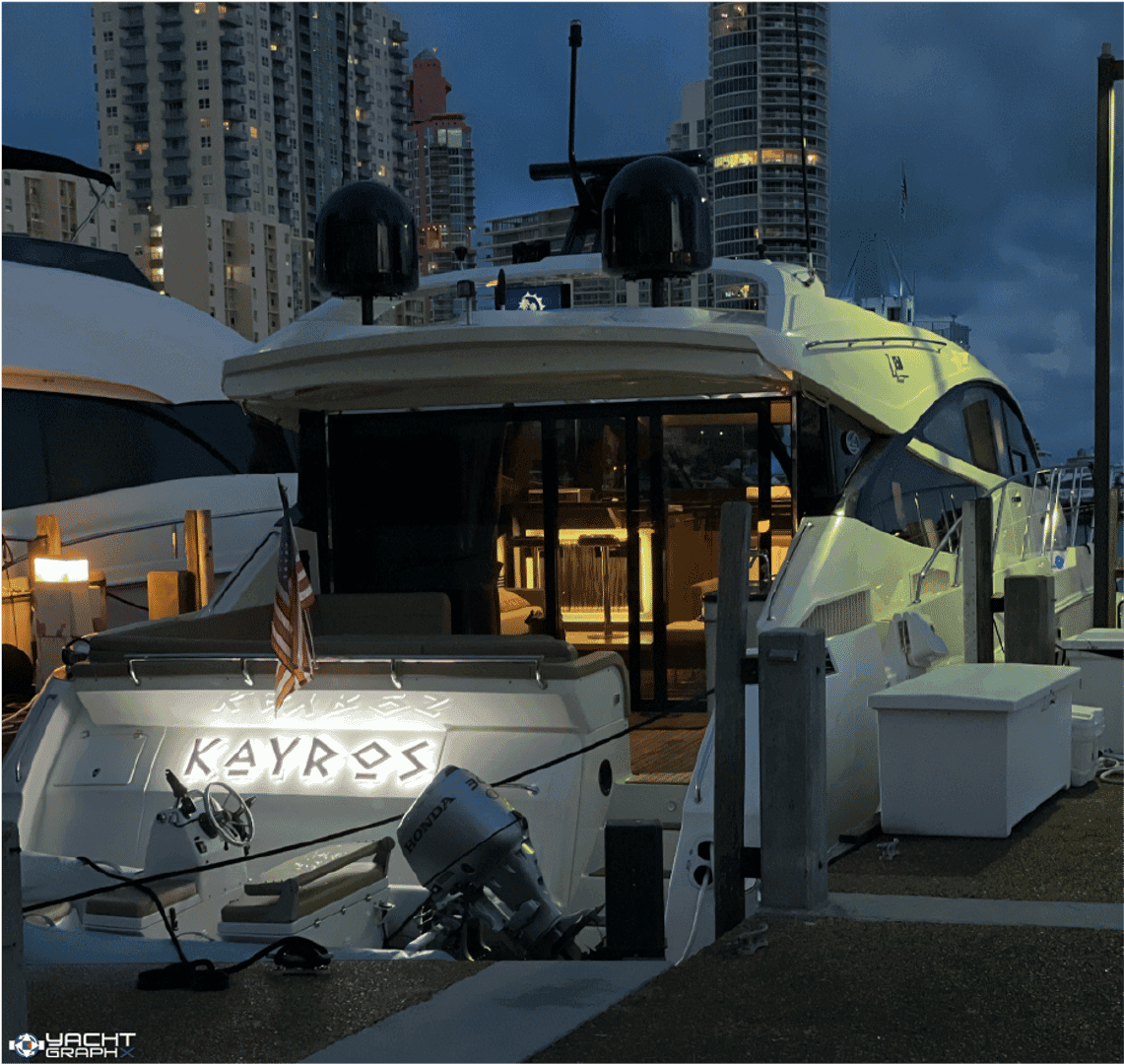 Yachtgraphx 3D Lettering Sea Ray L Class 65'