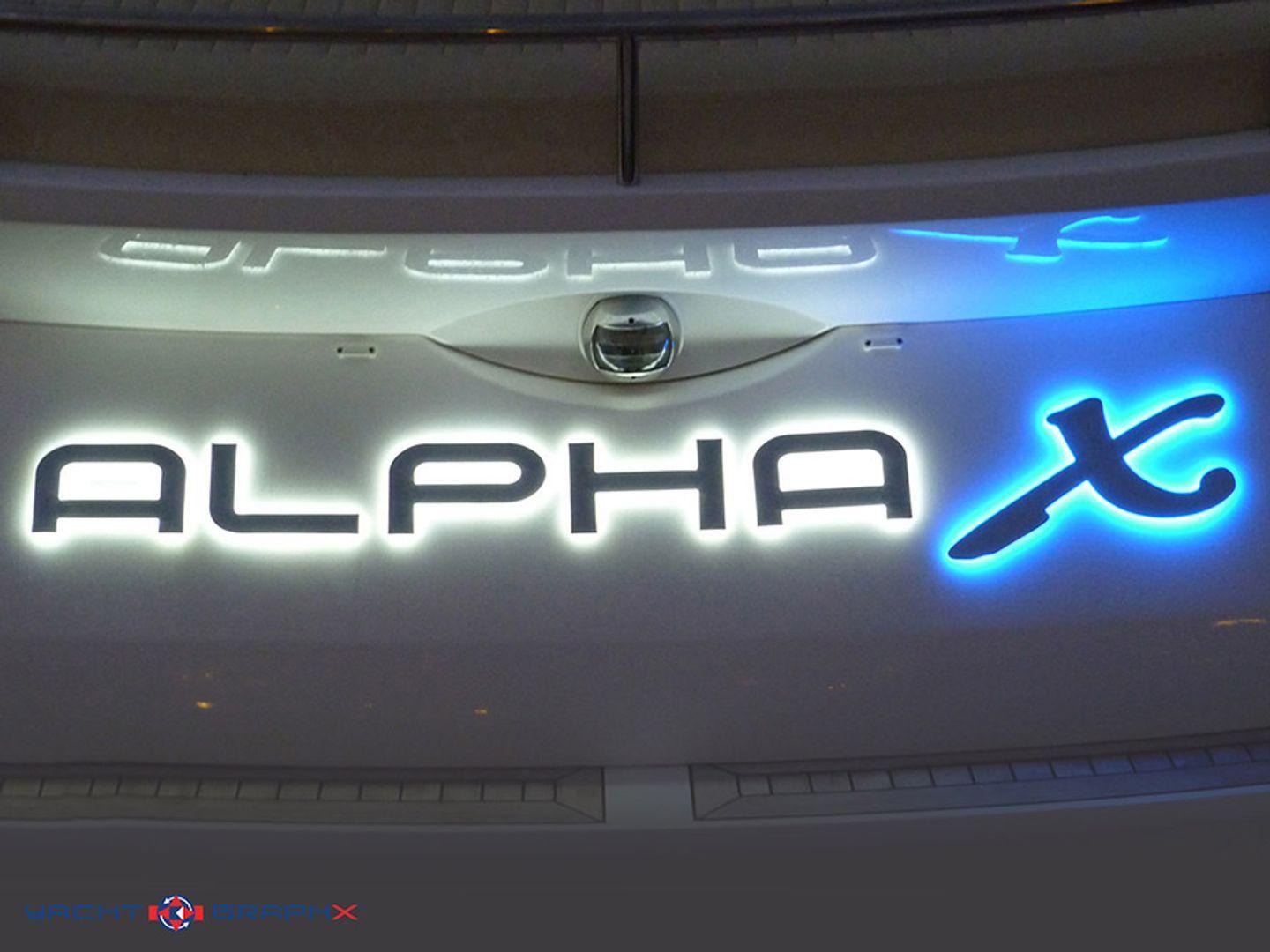 Yachtgraphx 3D Lettering Motor Yachts