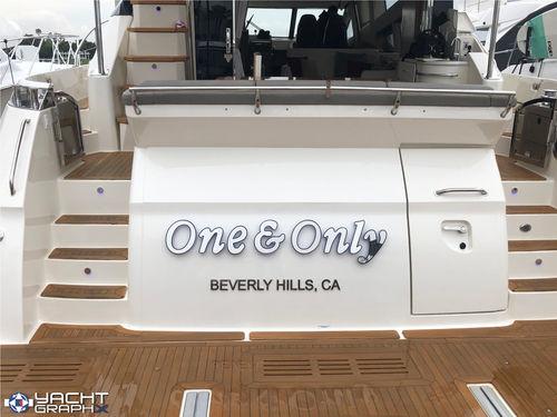 Yachtgraphx 3D Lettering Sea Ray L Class 65'
