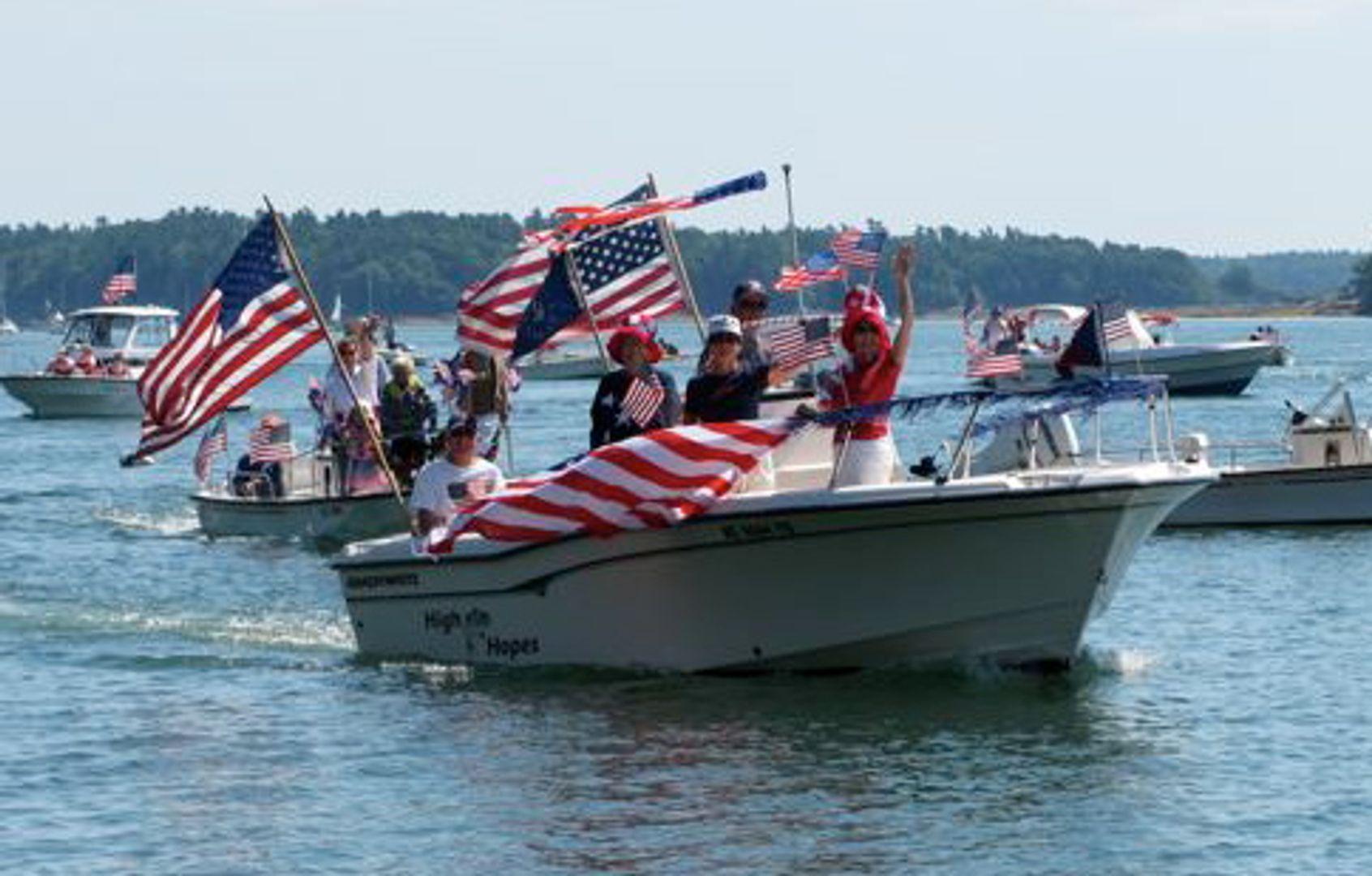 Mere Point (ME) - July 4th Boat Parade.