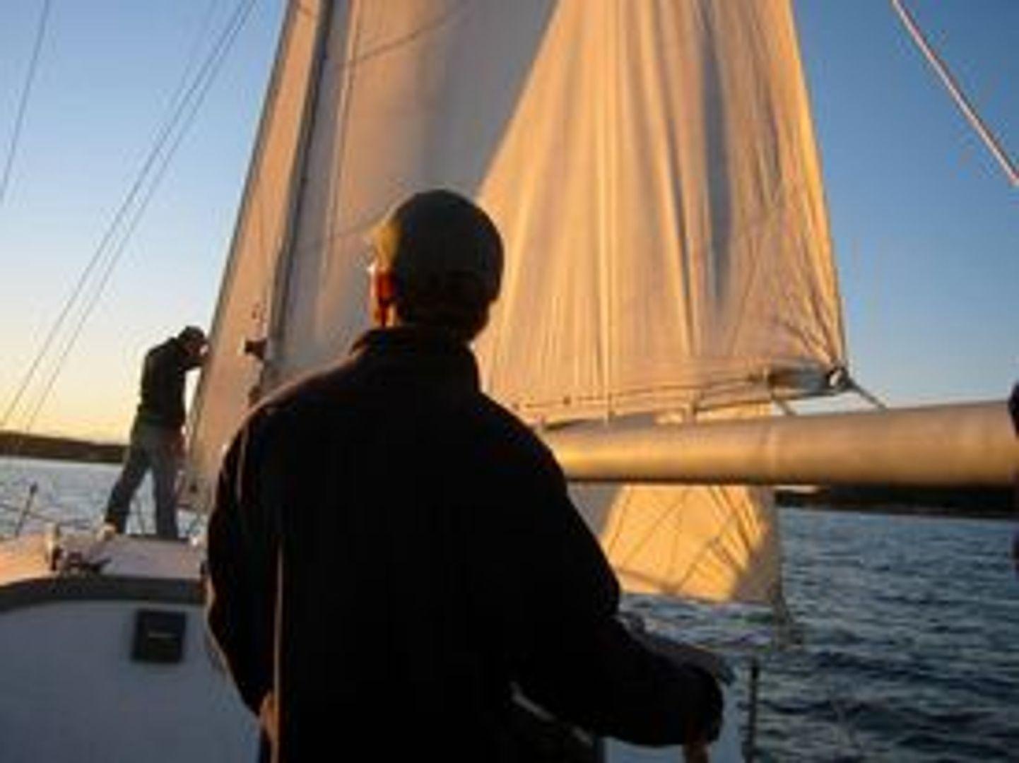 Joel, sailing from Trevor