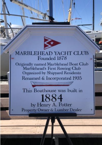 Marblehead Yacht Club Historic Plaque Ceremony